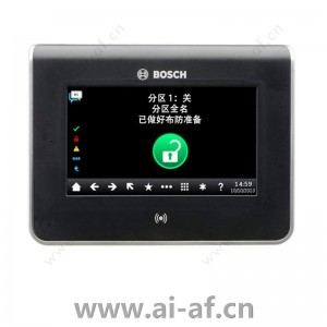 博世 Bosch B942-CHI 触摸屏 KP Prox/输入/输出 黑色 F.01U.342.053