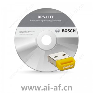 博世 Bosch D5500C-LITE-USB 远程编程软件 LITE 套件，带 DVD 和 USB 安全密钥 4.998.143.731