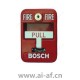 博世 Bosch FMM-462 FMM-462 家族 POPIT 可寻址手动站手动站单动红色 F.01U.001.463