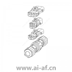 博世 Bosch MIC-9K-IP67-5PK MIC9000 IP67 连接器套件 5 PK（仅在不使用 MIC-DCA 或 MIC-WMB 安装座时需要）F.01U.336.015