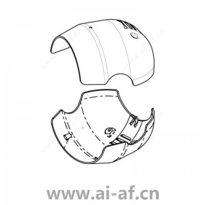 博世 Bosch MIC-9K-SNSHLD-W 遮阳罩适用于 MIC9000 白色 F.01U.321.958