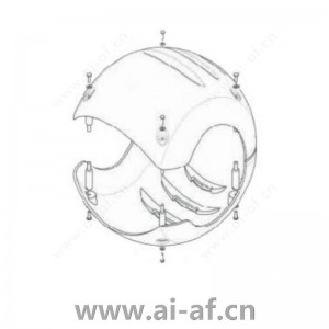 博世 Bosch MICTHERSUNSHLD 遮阳罩套件适用于 MIC612 散热白色 F.01U.267.860