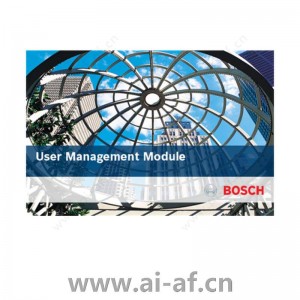 博世 Bosch UMM-LIC-500 RPS-用户管理模块许可证 101-500 面板