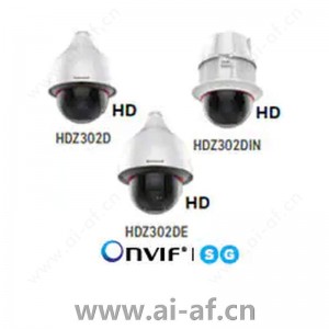 霍尼韦尔 Honeywell HDZ302DE 网络 TDN PTZ 6 英寸室内/室外半球 1080p 30 倍变焦 WDR NTSC/PAL IK10 IP67