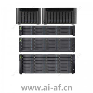 霍尼韦尔 Honeywell HERN128T16 存储阵列 3U 16 盘位 16x 8TB SATA 硬盘驱动器 128TB 原始机架安装套件