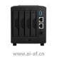 Synology 群晖 DS416slim 网络存储服务器 4盘位 512MB内存 迷你桌上型NAS