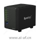 Synology 群晖 DS419slim 网络存储服务器 4盘位 512MB内存 迷你桌上型NAS