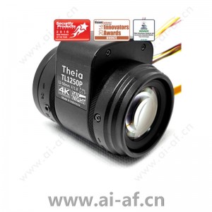 美国 Theia TL1250P N5 CS 12-50mm 4k 12 MP 日/夜 1/1.7 英寸 精确光圈 电动变焦和对焦 PI 电机挡块 CS 接口 长焦镜头