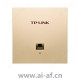 TP-LINK 普联 TL-AP1902GI-PoE 薄款香槟金（方） AC1900双频千兆无线面板式AP