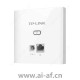 TP-LINK TL-AP450I-DC薄款(方) 2.4GHz 450M单频无线面板式AP