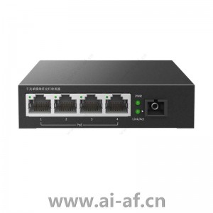 TP-LINK TL-FC314PB-20 光纤收发器千兆单模单纤1SC 4GE PoE 20KM