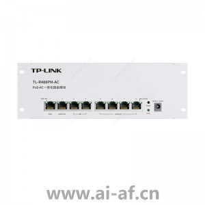 TP-LINK TL-R488PM-AC PoE·AC百兆路由模块 8口 带机量30 管10AP