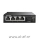 TP-LINK TL-SG2105 5口全千兆Web网管交换机 4GE 1SFP 二层