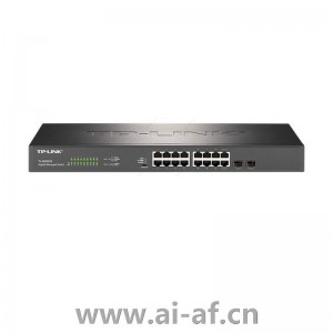 TP-LINK TL-SG2218 18口全千兆Web网管交换机 16GE 2SFP 二层