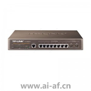 TP-LINK TL-SG3210 10口全千兆Web网管交换机 8GE 2SFP 二层