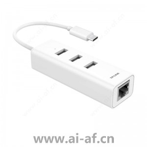 TP-LINK TL-UF413 Type-C转USB 2.0 HUB &100M以太网适配器