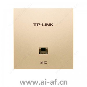 TP-LINK 普联 YLAP350G 香槟金 域联 | AX3000双频千兆Wi-Fi 6无线面板式AP