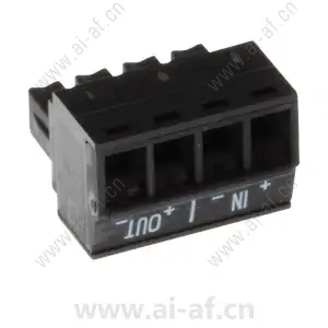 安讯士 AXIS Connector A 4-pin 3.81 Straight IN/OUT 5505-291