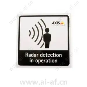 AXIS Radar Detection Sticker EN 10pcs