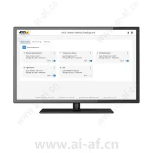 安讯士 AXIS 传感器指标仪表板 - 用户手册 设置指南