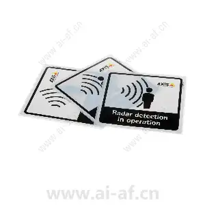 安讯士 AXIS Radar Detection Sticker 01551-001