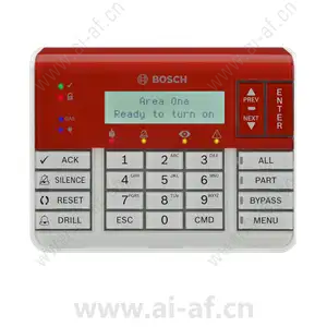 Bosch B925F Fire and intrusion keypad SDI2 F.01U.382.454