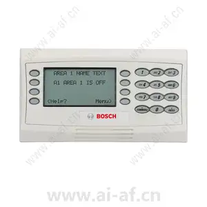 Bosch D1260W D1260 Series LCD Keypads LCD text keypad w/soft keys white SDI F.01U.382.219