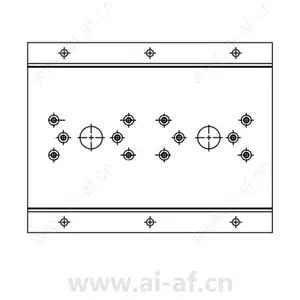 Bosch MBE-17B Black Wall Mount Adapter Plate F.01U.247.982