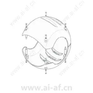 博世 Bosch MICTHERSUNSHLD 遮阳罩套件适用于 MIC612 散热白色 F.01U.267.860