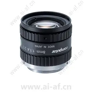 康标达 Computar M0814-MP2 1.500万像素 2/3英寸 8mm F1.4 带锁定光圈和对焦机器视觉镜头(C接口)