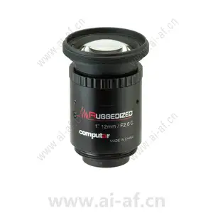 康标达 Computar V1240-MPZ-R 2000万像素 1英寸 12mm F4.0 加固机器视觉镜头 (C接口)