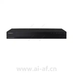 三星韩华 Samsung Hanwha LRN-1610S 16通道 H.265 网络录像机 带 PoE 交换机