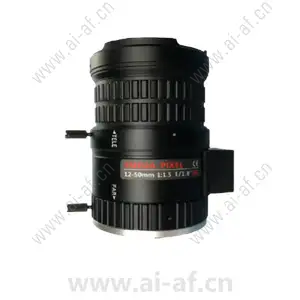 Huawei HV1250D.IR-B(3MP) Lens-DC auto Iris Manual focus Lens-1/1.8 inch 3 MP-12-50mm-CS Mount-F1.5 DC-Iris 48010129