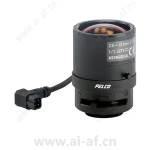 派尔高 Pelco 13VD2.8-12 2.8-12mm 变焦自动光圈安防摄像机镜头 None