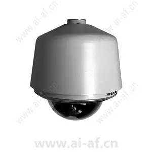 Pelco DF5HD-PG-E1 Outdoor Heavy-Duty Clear Dome Gray Pendant Housing None