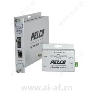 派尔高 Pelco FMCI-AF1SM1STM 1 通道光纤媒体转换器-A ST 连接器迷你 None