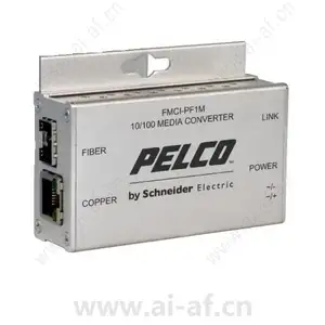 派尔高 Pelco FMCI-PF1M 单通道 10/100 Mbps IP 媒体转换器迷你尺寸 None