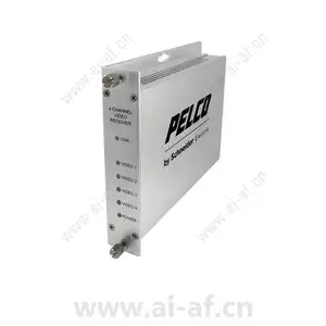 派尔高 Pelco FRV40S1FC 4 通道视频光纤接收器 带 FC 连接器 None