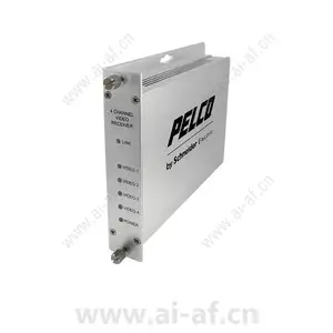 派尔高 Pelco FRV40S1ST 4 通道视频光纤接收器 带 ST 连接器 None