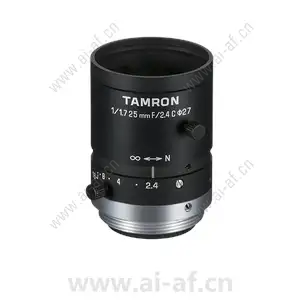 腾龙 TAMRON M117FM25 1/1.7英寸 25mm F/2.4-16 手动光圈 工业镜头 机器视觉镜头 C接口